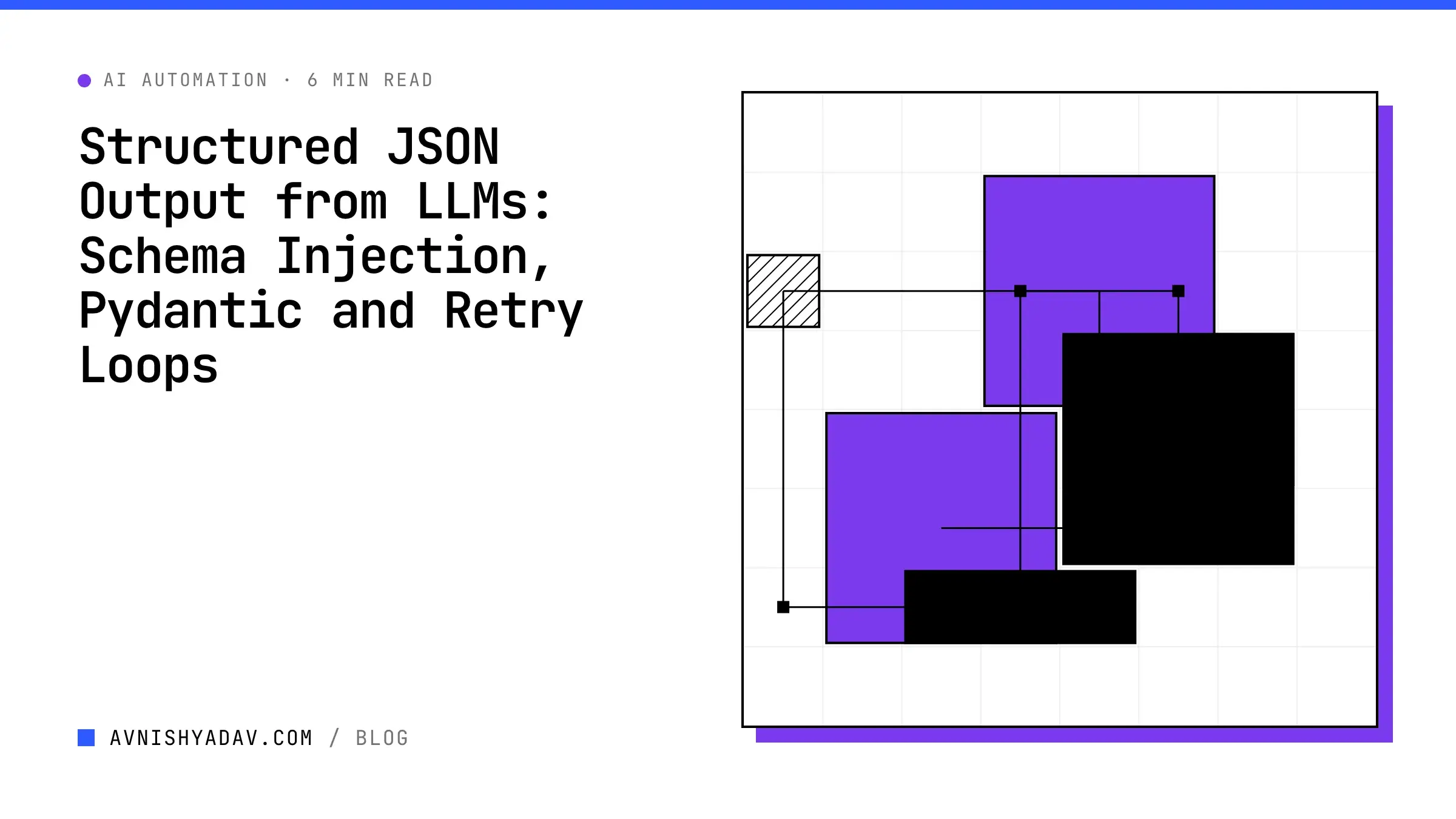 Structured JSON Output from LLMs: Schema Injection, Pydantic and Retry Loops